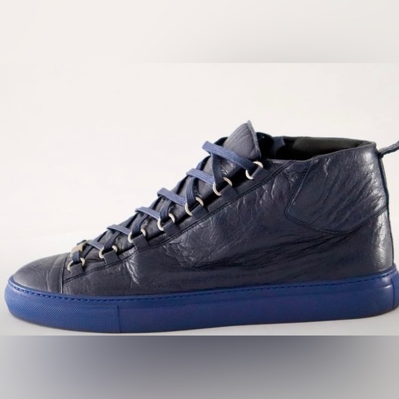 BALENCIAGA Arena High Tops in Blue - Picture 7 of 8